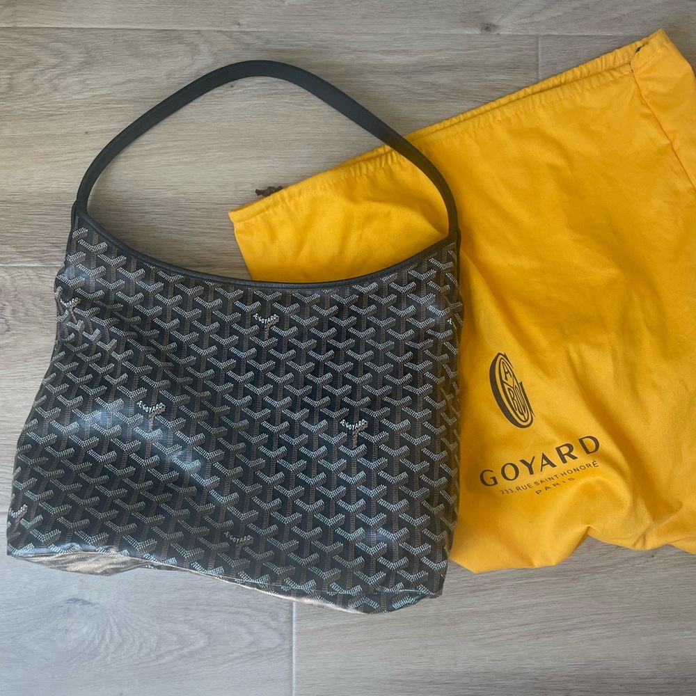 Goyard Black and White Shoulder Bag